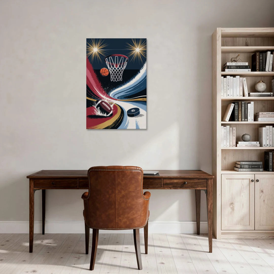 Grand Rapids Sports Team Pride - Canvas Wall Art - Office - 24x36