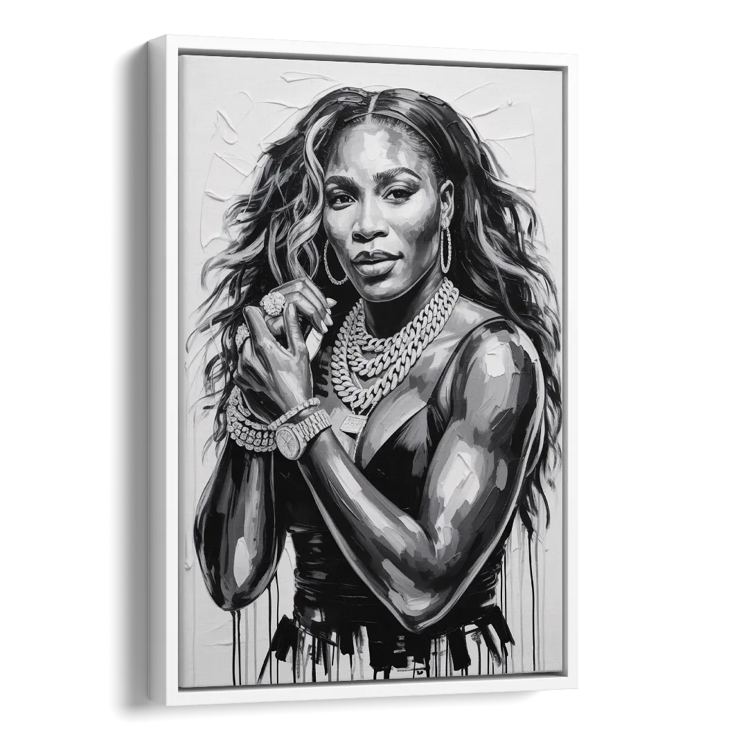 Grand Slam Side - White Canvas Wall Art