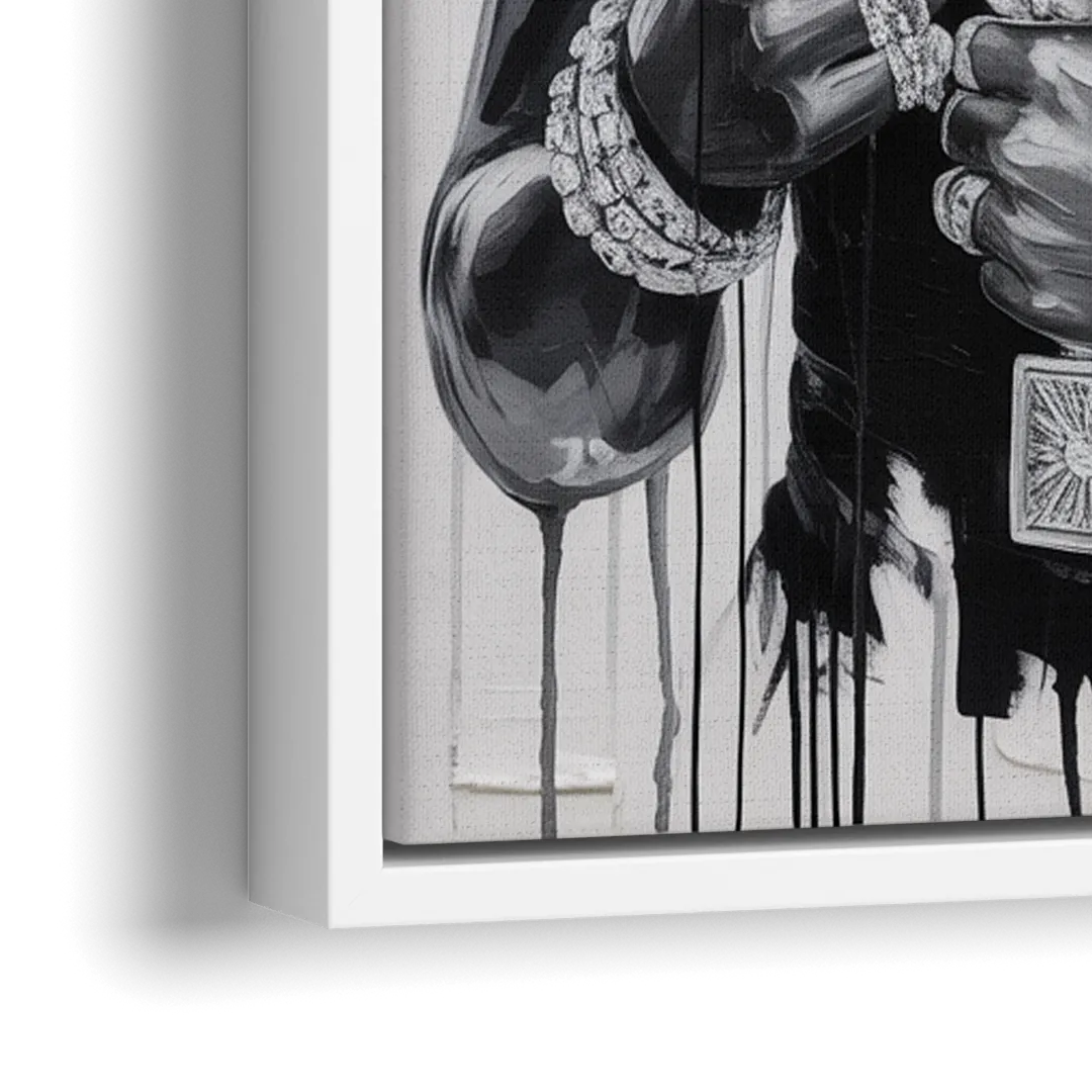 Gravity Defied 2.0 - Close-Up White Frame Canvas