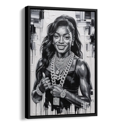 Gravity Defied 2.0 Side - Black Canvas Wall Art