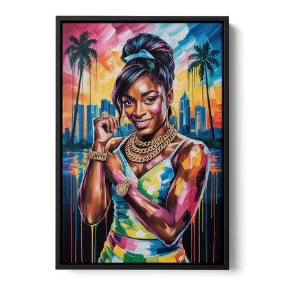 Gravity Defied - Black Frame Canvas