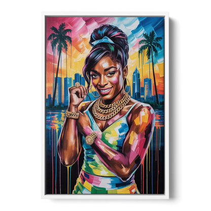 Gravity Defied - White Frame Canvas
