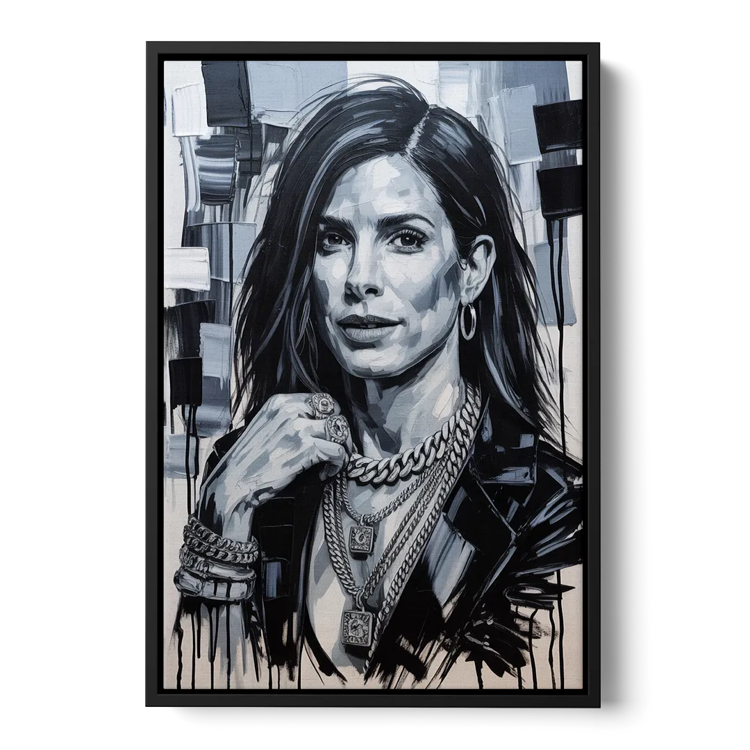 Gravity - Black Frame Canvas