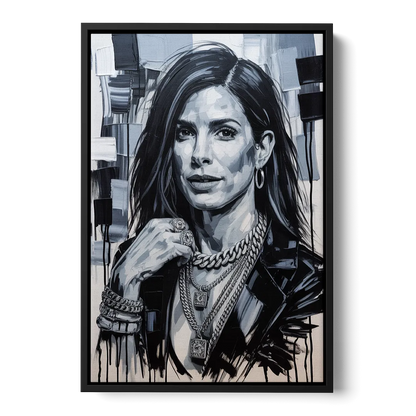 Gravity - Black Frame Canvas