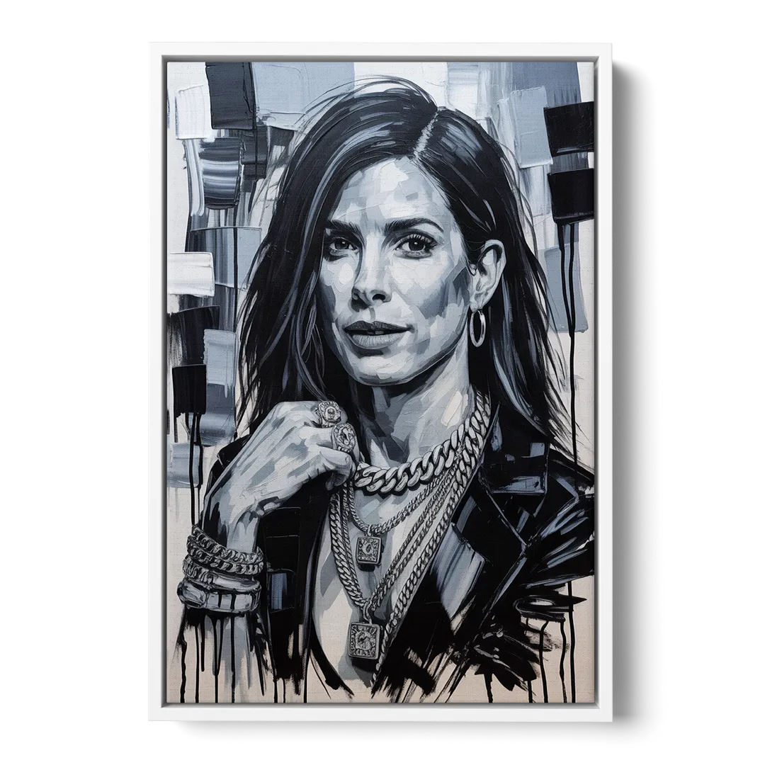 Gravity - White Frame Canvas