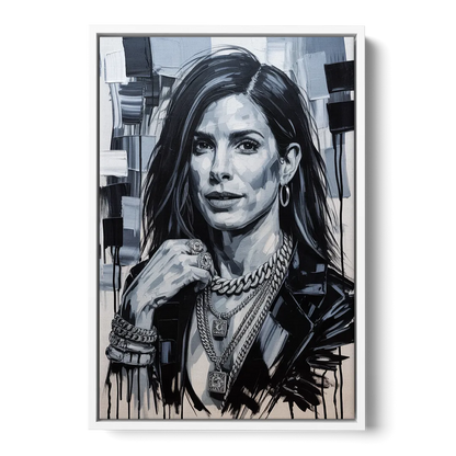 Gravity - White Frame Canvas