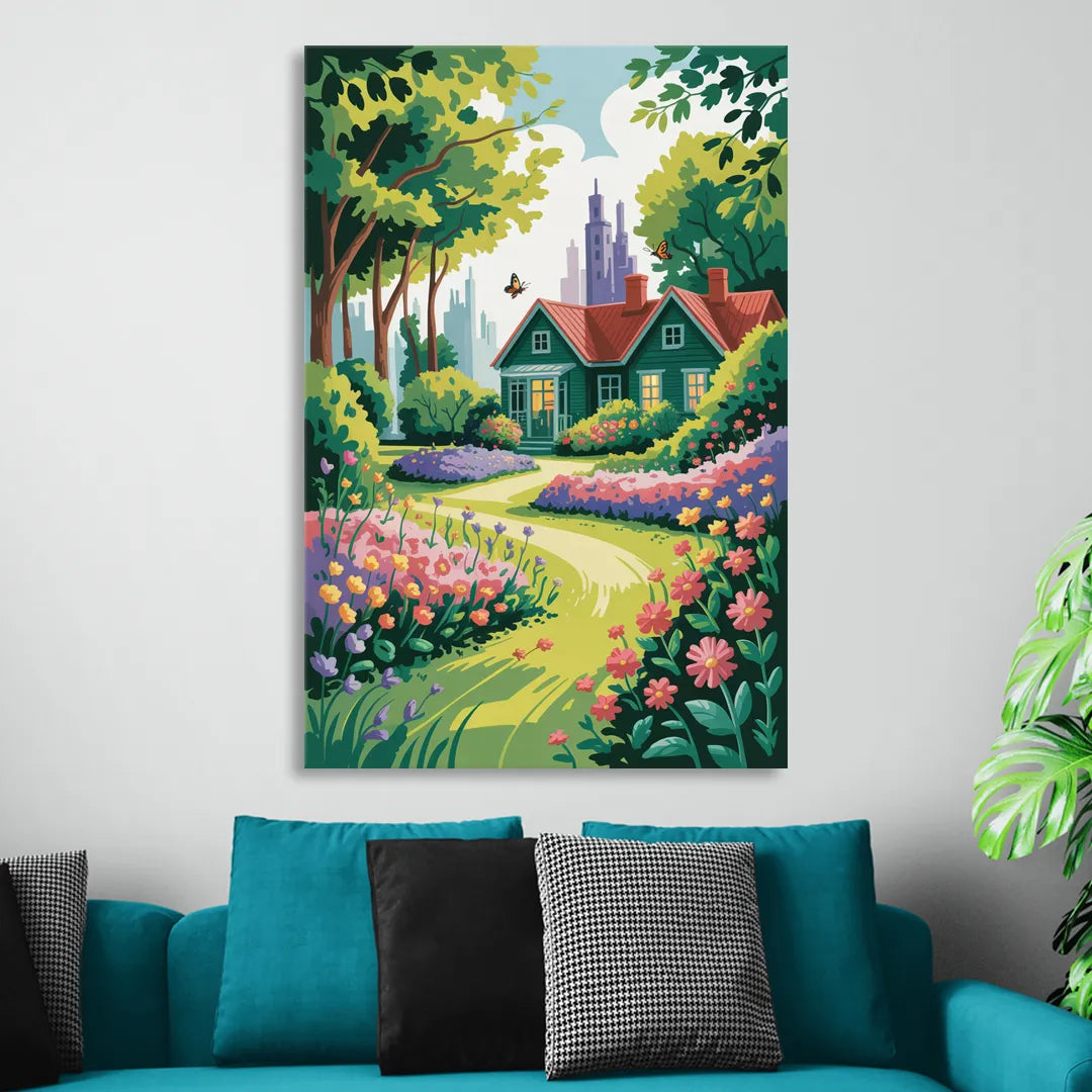 Green Gables Heritage Living Room - Canvas Wall Art