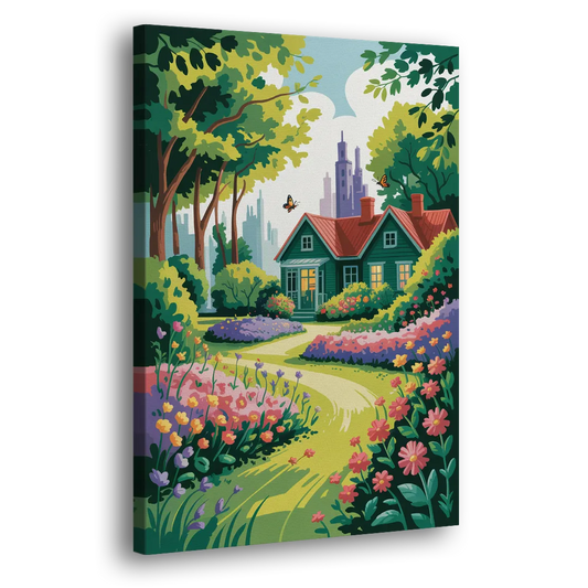 Green Gables Heritage Side - Canvas Wall Art