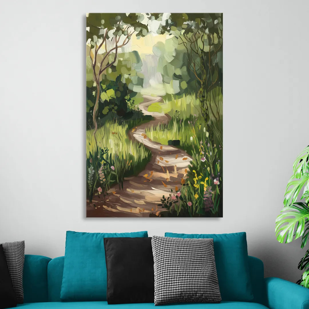 Greensboro Nature Trails Sitting Room - Canvas Wall Art