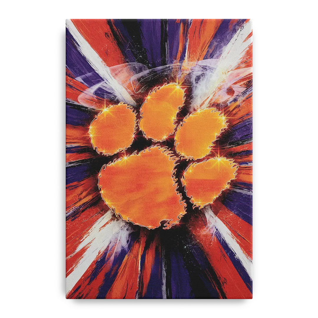 Greenville Clemson Tigers Pride Front - Canvas Wall Art