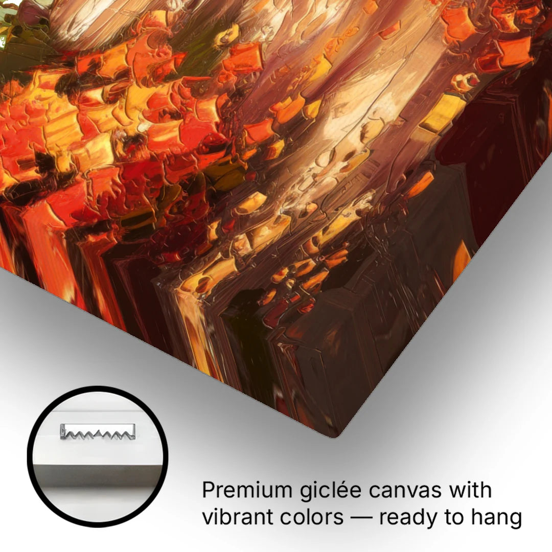 Greenville Nature Trails - Canvas Wall Art - Gallery Wrap Corner