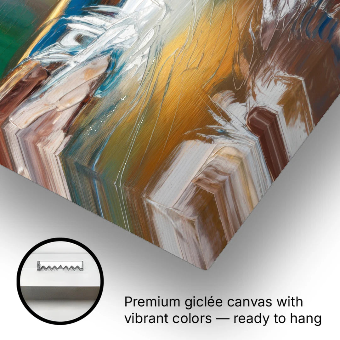 Greenville Reedy River Views - Canvas Wall Art - Gallery Wrap Corner