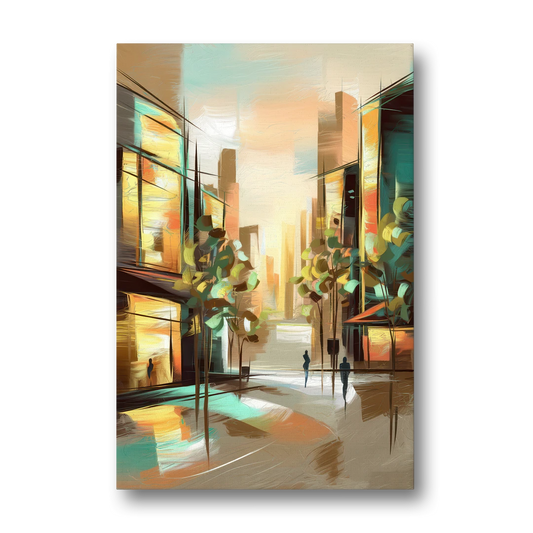 Greenville Urban Charm - Canvas Wall Art - Front