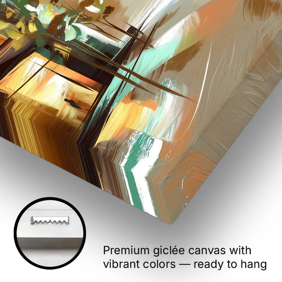 Greenville Urban Charm - Canvas Wall Art - Gallery Wrap Corner