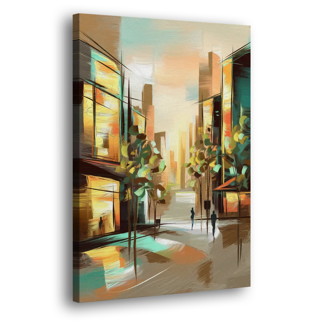 Greenville Urban Charm Side - Canvas Wall Art