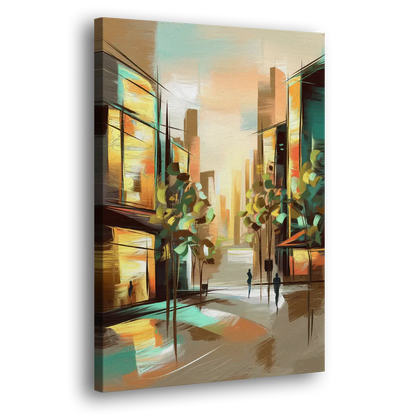 Greenville Urban Charm Side - Canvas Wall Art