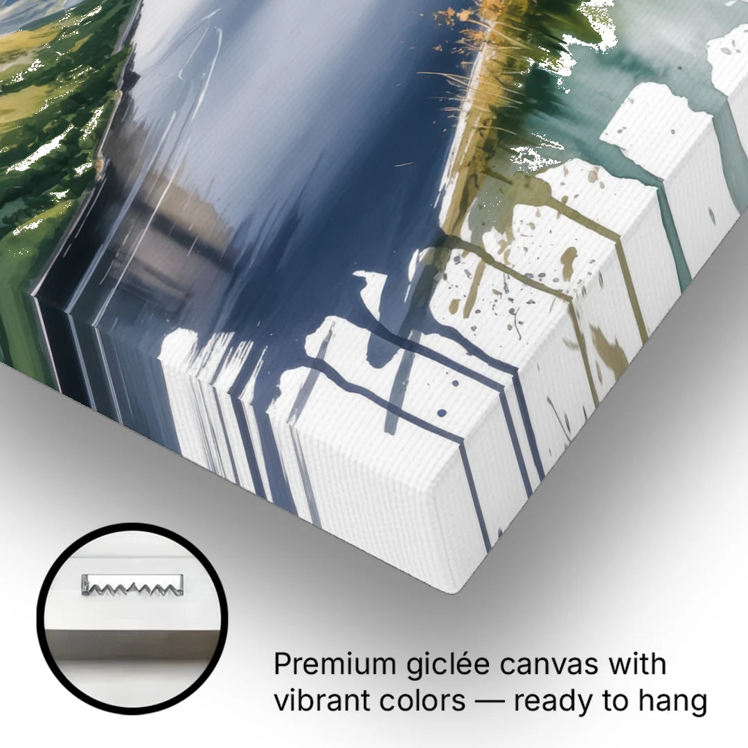 Gros Morne Fjords - Canvas Wall Art - Gallery Wrap Corner