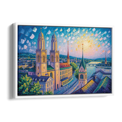 Grossmunster Majesty Side - White Canvas Wall Art