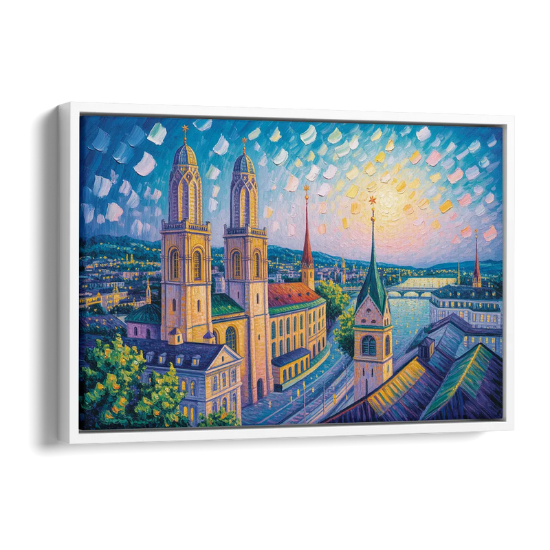 Grossmunster Majesty Side - White Canvas Wall Art