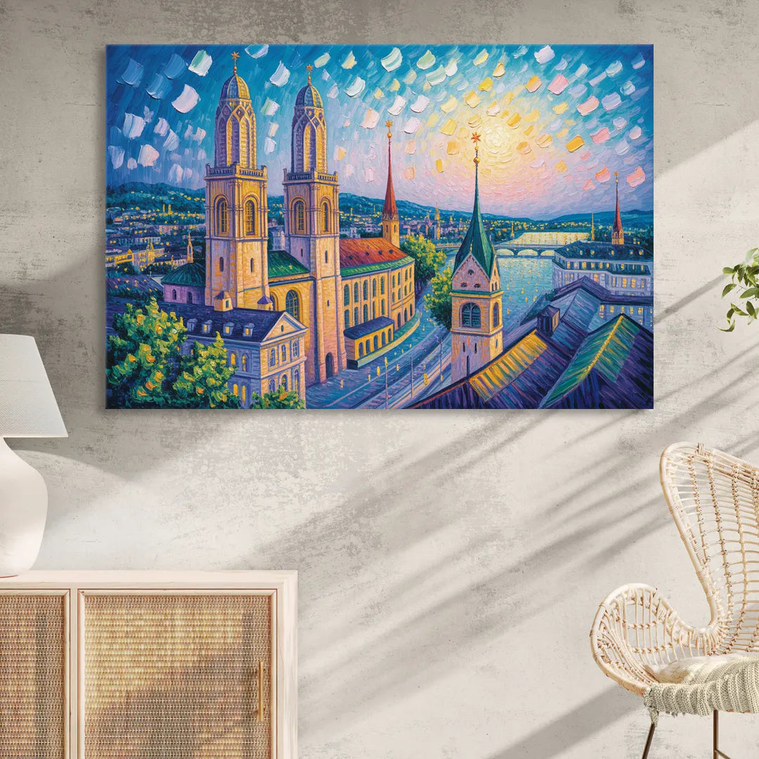 Grossmunster Majesty Sitting Room - Canvas Wall Art