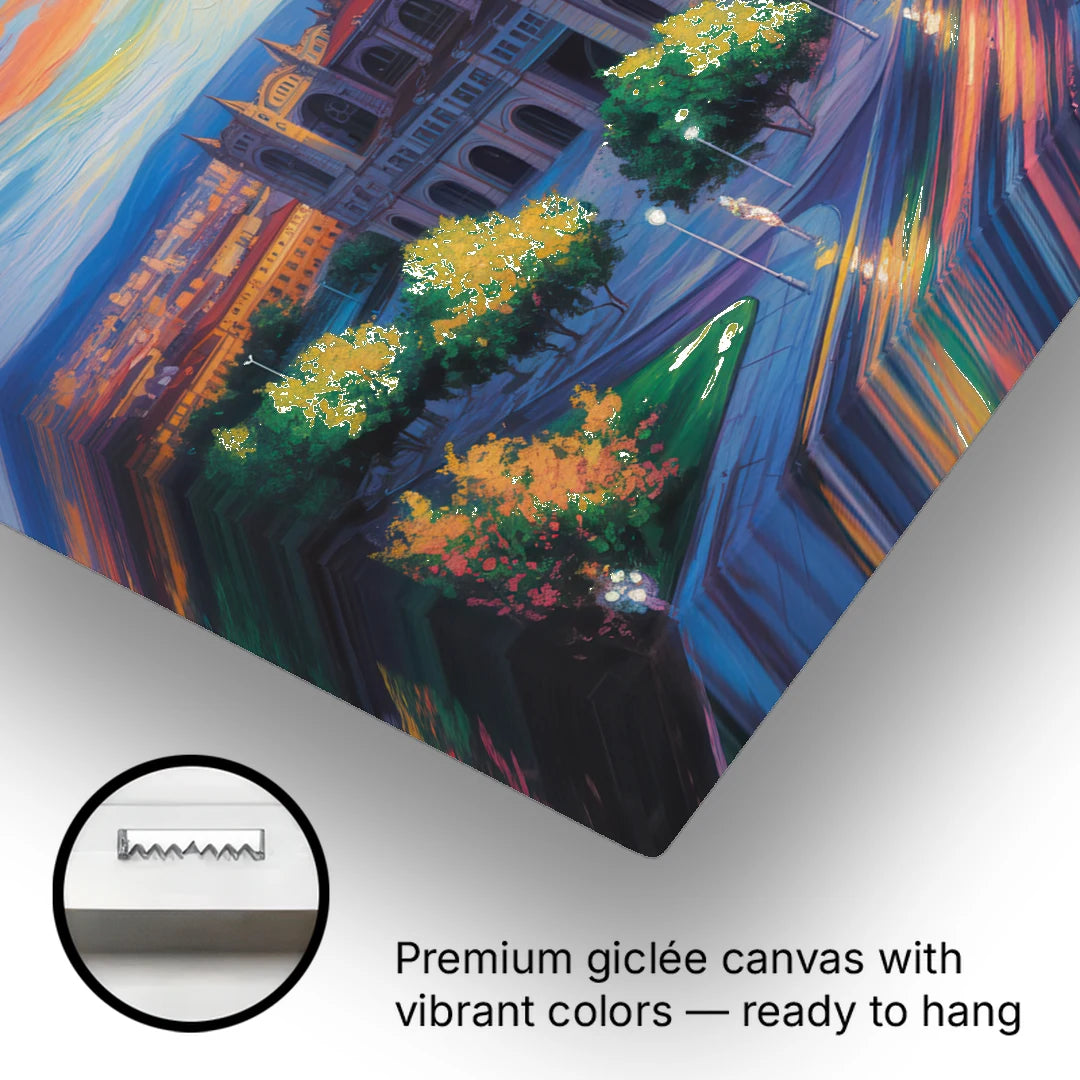 Guadalajara Cathedral - Canvas Wall Art - Gallery Wrap Corner