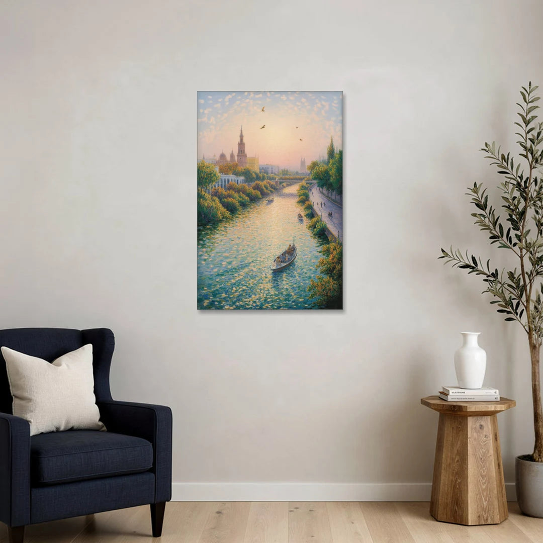 Guadalquivir Glimpse - Canvas Wall Art - Sofa - 24x36
