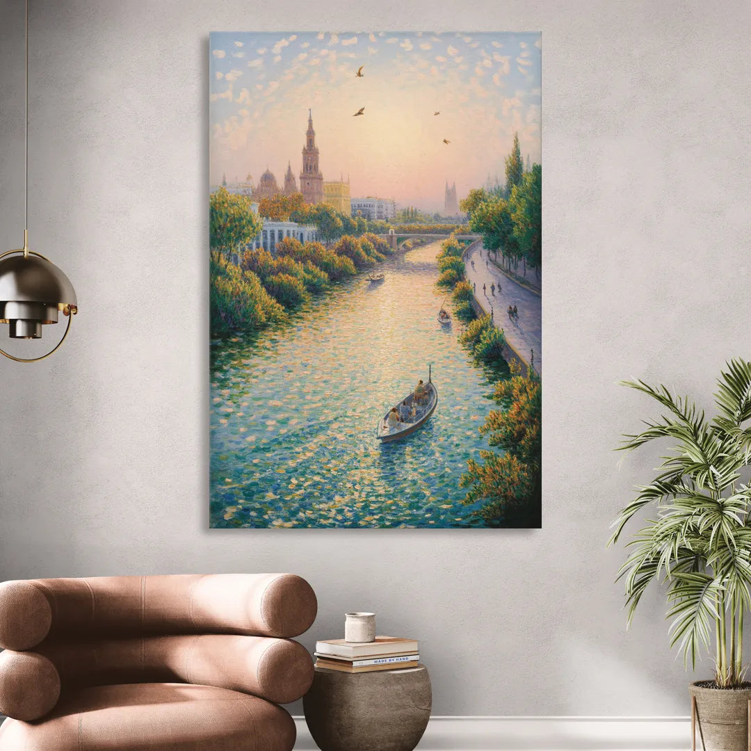 Guadalquivir Glimpse Living Room - Canvas Wall Art