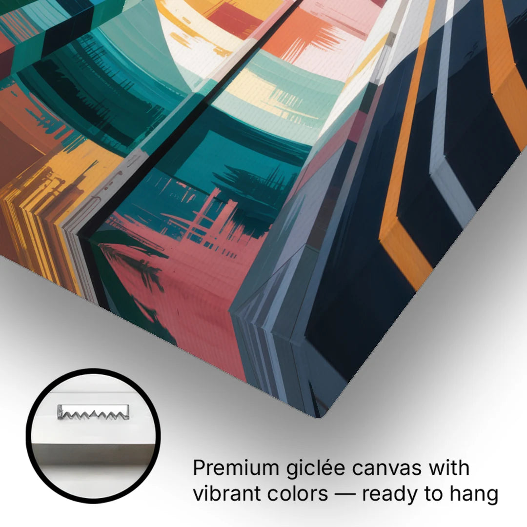 Guanajuato Tunnels - Canvas Wall Art - Gallery Wrap Corner
