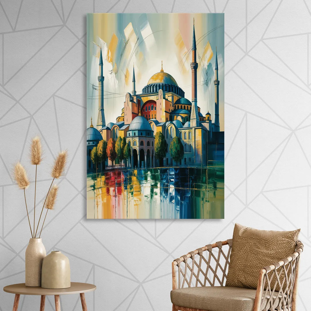 Hagia Sophia Splendor Living Room - Canvas Wall Art
