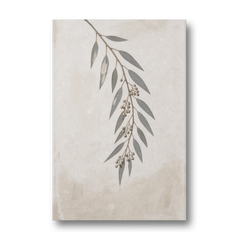 Hanging Eucalyptus Sprig with Seed Clusters - Canvas Wall Art - Front