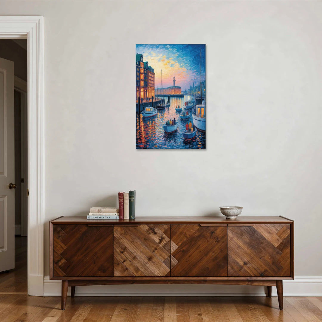 Harbor Lights - Canvas Wall Art - Coffee Table - 24x36
