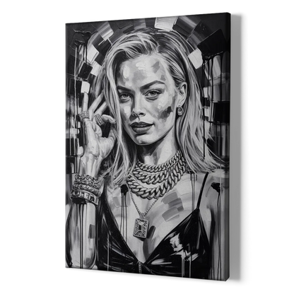 Harlequin Muse 2.0 - Canvas Print Art Sides