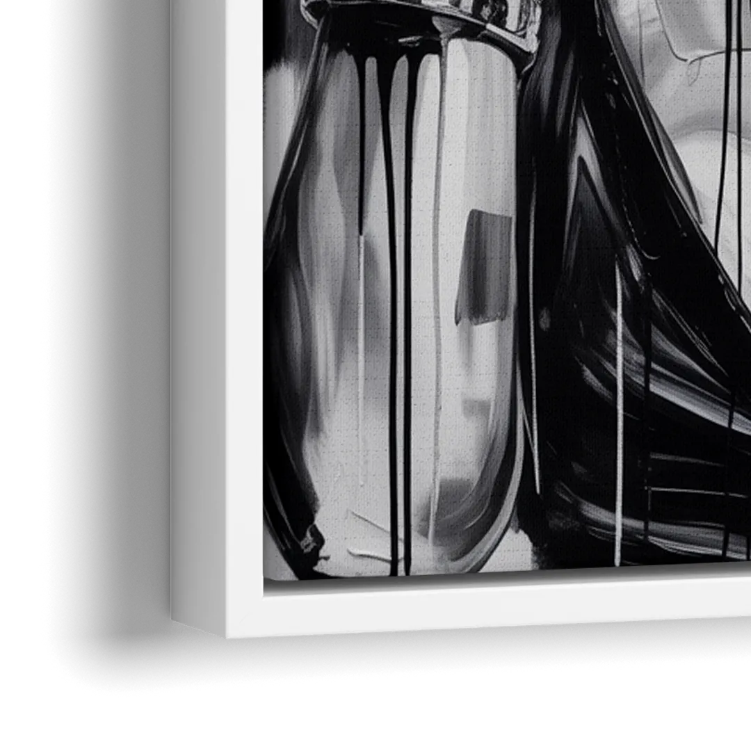 Harlequin Muse 2.0 - Close-Up White Frame Canvas