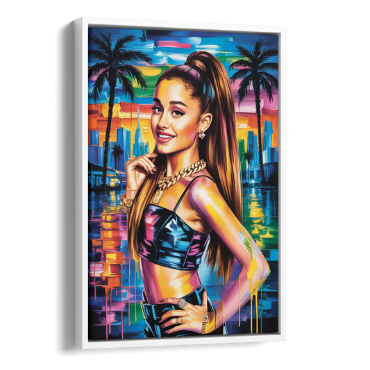 Heaven Tone 2.0 Side - White Canvas Wall Art