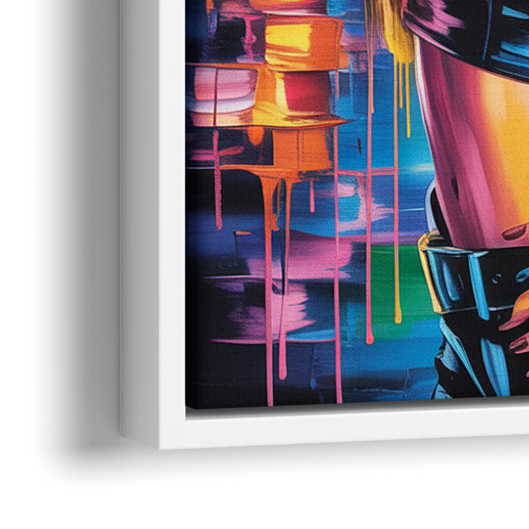 Heaven Tone 2.0 - Close-Up White Frame Canvas