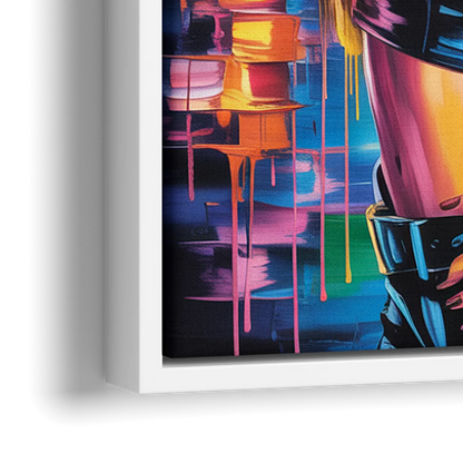 Heaven Tone 2.0 - Close-Up White Frame Canvas
