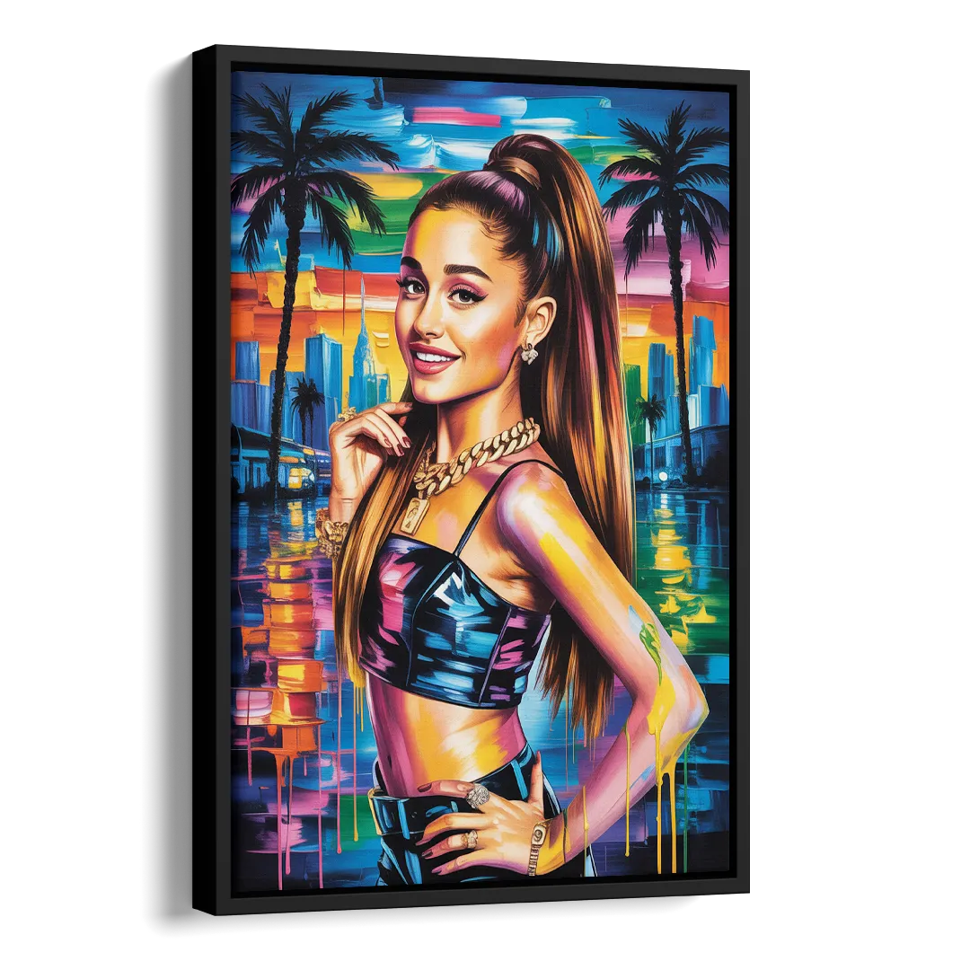 Heaven Tone 2.0 Side - Black Canvas Wall Art
