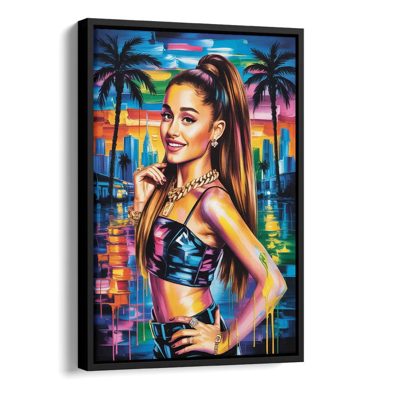 Heaven Tone 2.0 Side - Black Canvas Wall Art