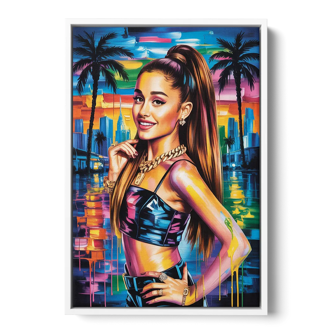 Heaven Tone 2.0 - White Frame Canvas