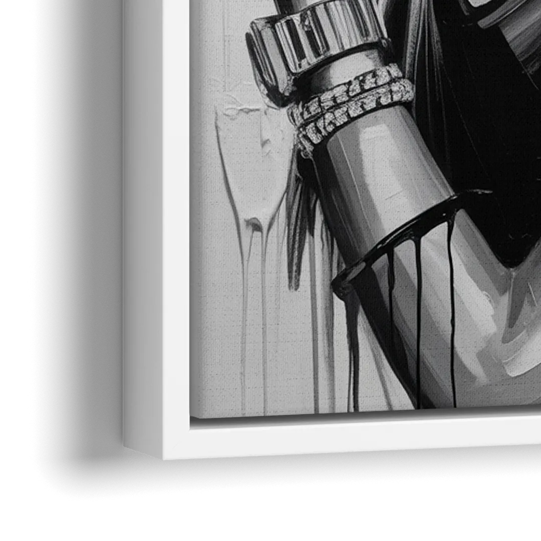 Heaven Tone - Close-Up White Frame Canvas