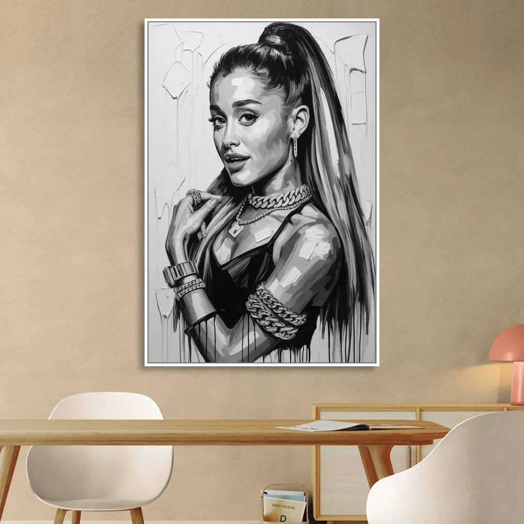 Heaven Tone Sitting Room - White Canvas Wall Art