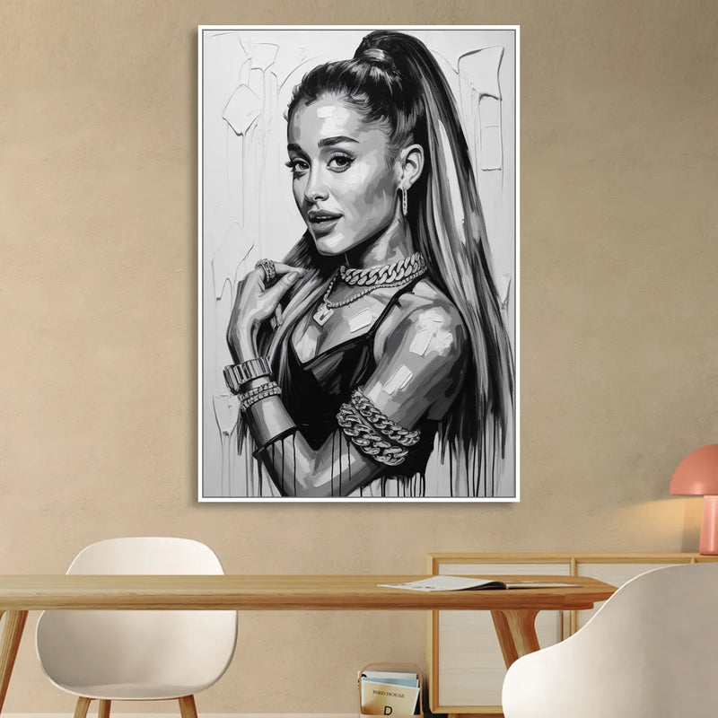 Heaven Tone Sitting Room - White Canvas Wall Art