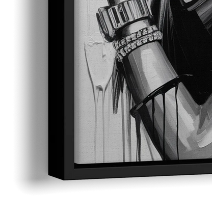 Heaven Tone - Close-Up Black Frame Canvas