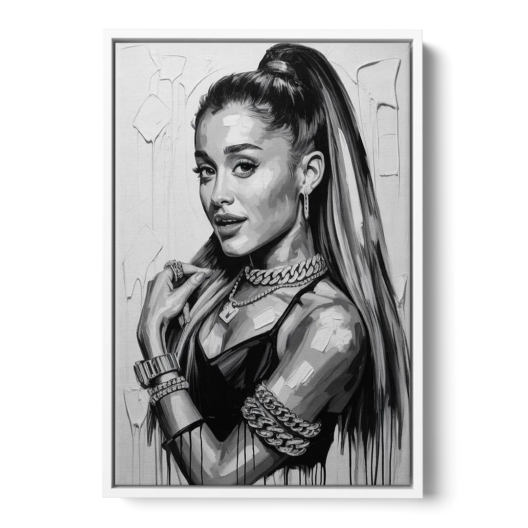 Heaven Tone Front - White Canvas Wall Art