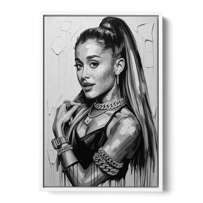 Heaven Tone Front - White Canvas Wall Art