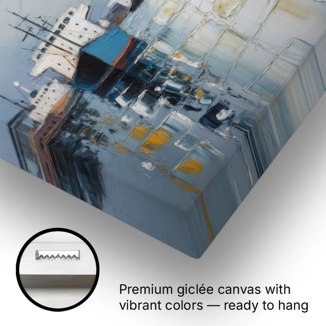 Helsinki Harbor - Canvas Wall Art - Gallery Wrap Corner