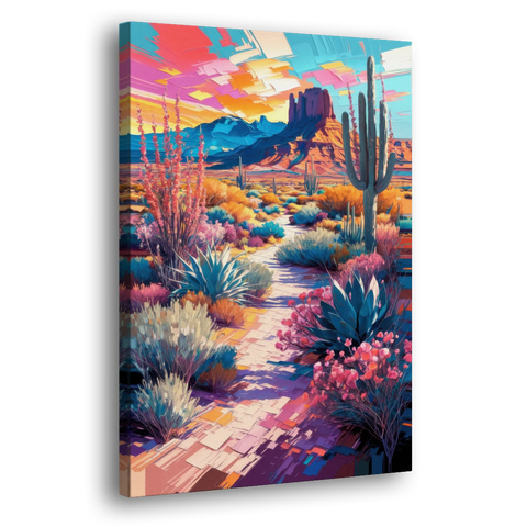 Henderson Desert Bloom - Canvas Wall Art - Side