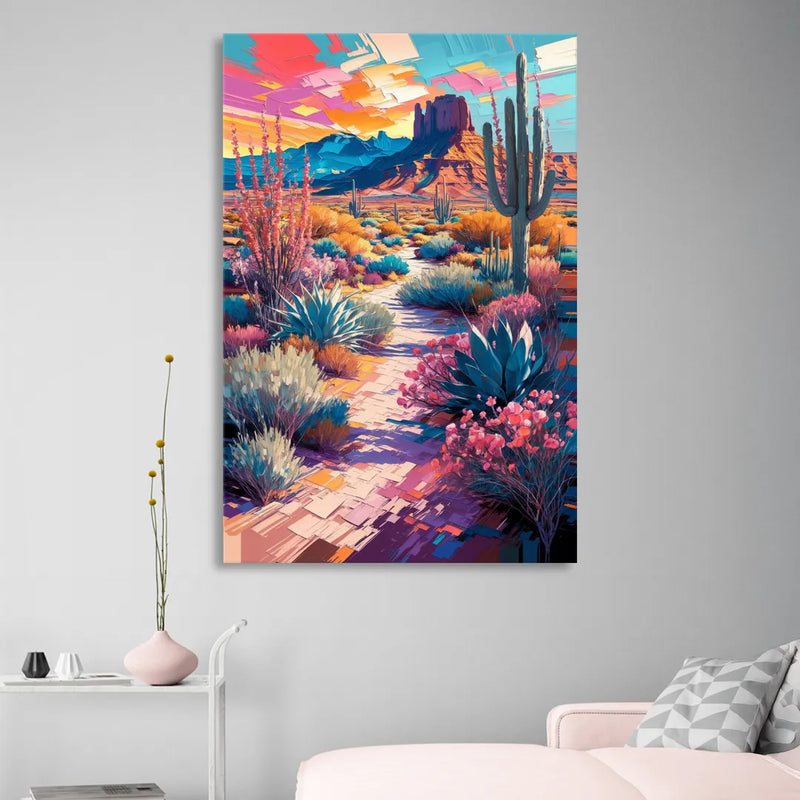 Henderson Desert Bloom Living Room - Canvas Wall Art