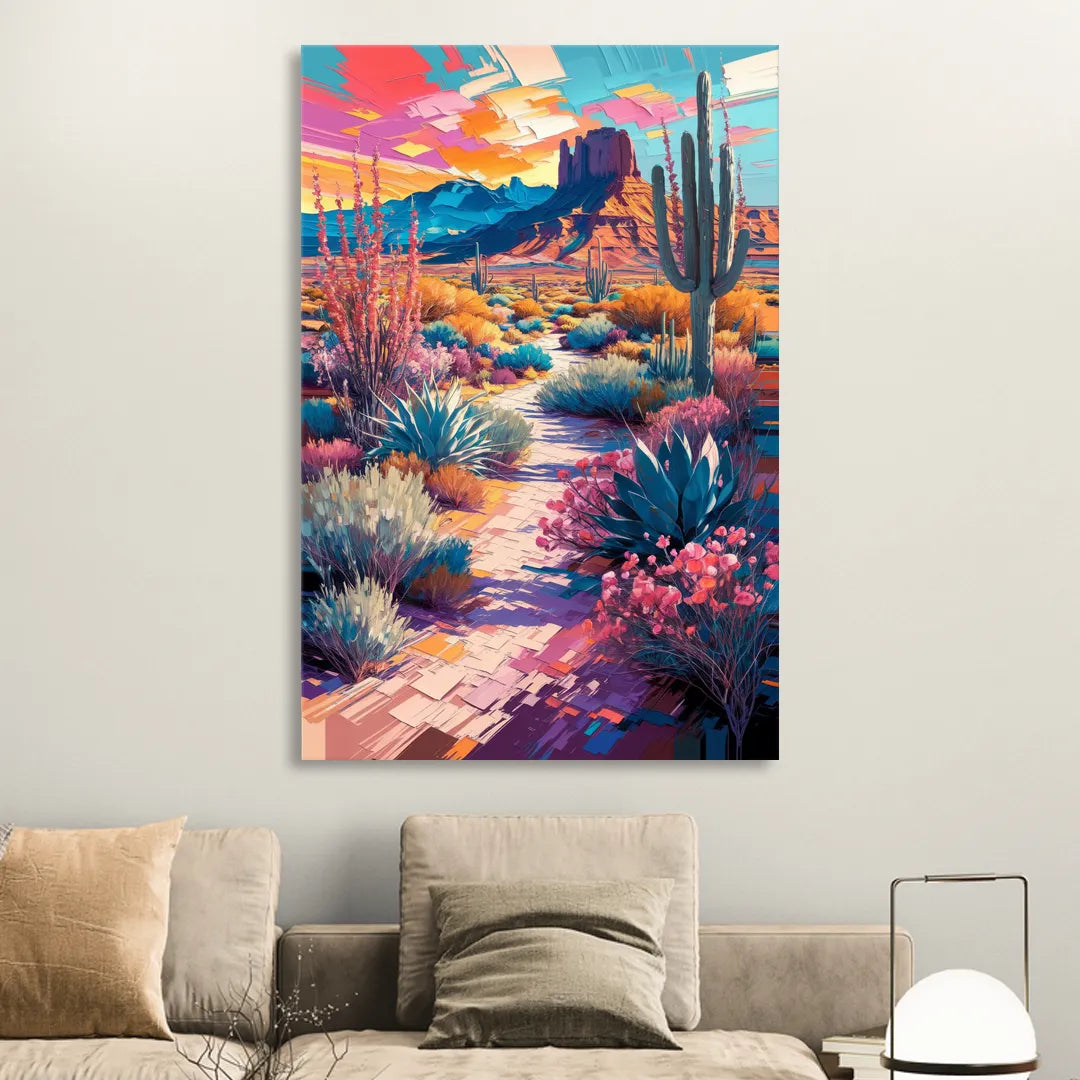 Henderson Desert Bloom Sitting Room - Canvas Wall Art