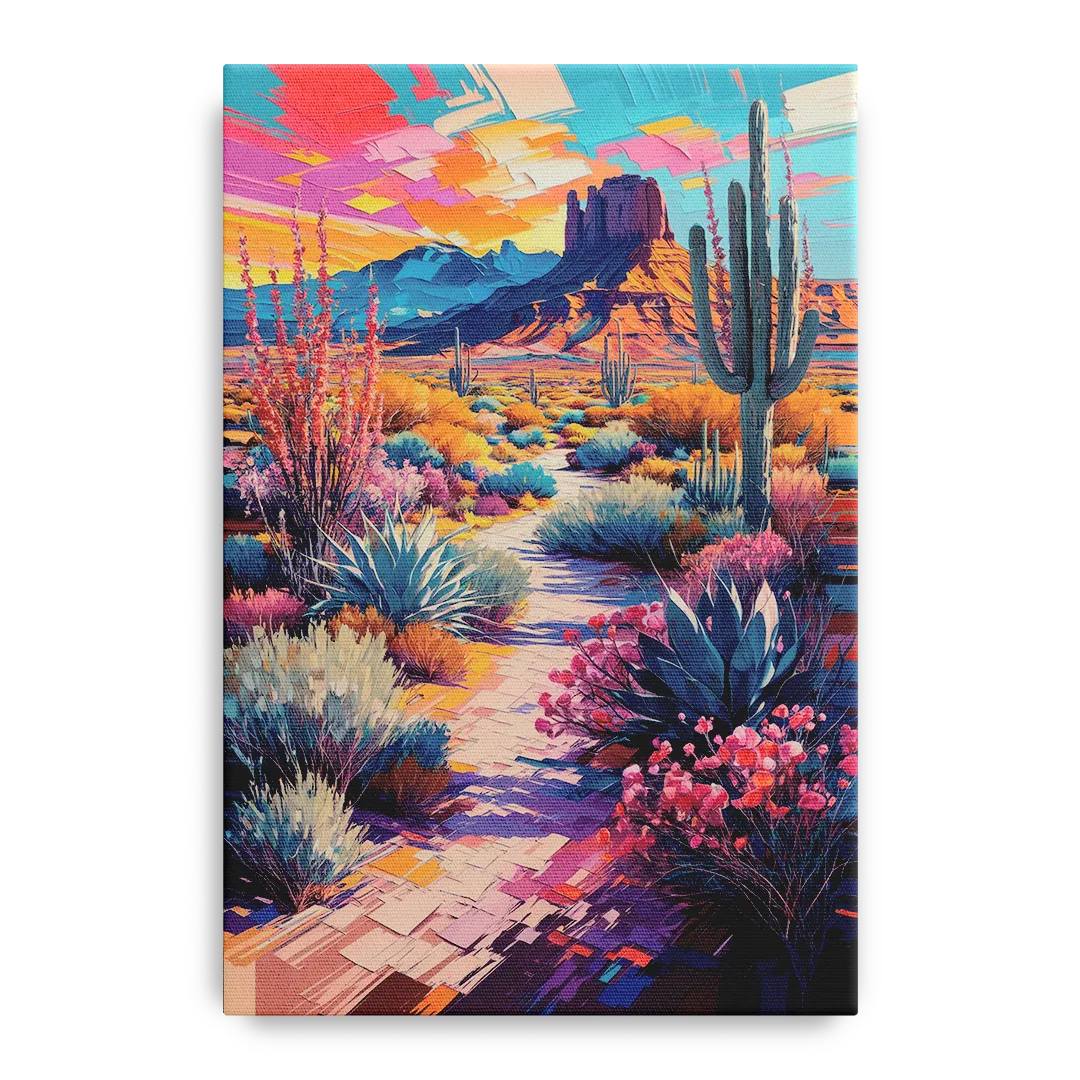 Henderson Desert Bloom Front - Canvas Wall Art